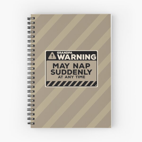 Item preview, May Nap Suddenly At Any Time Funny Grandpa Warning designed and sold by Chris Pierre Art.