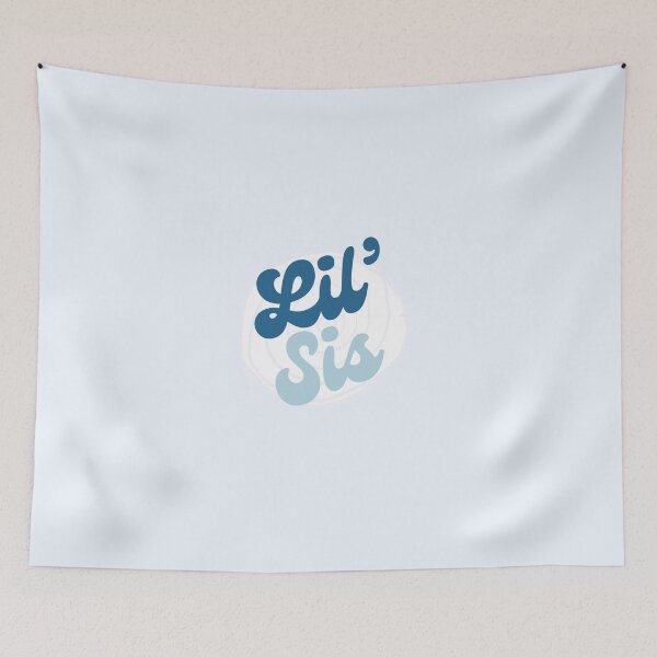 Item preview, Big & Little Sister Collection: Blue & White Little Sis  designed and sold by edcullenrx.