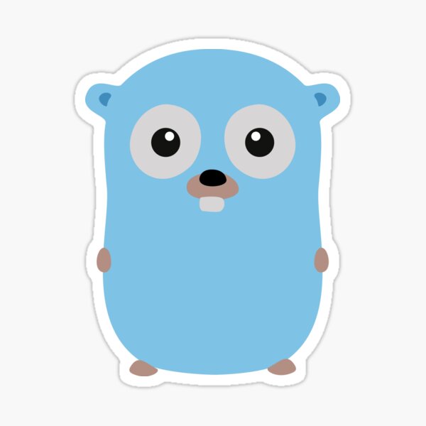 Golang Gopher Sticker