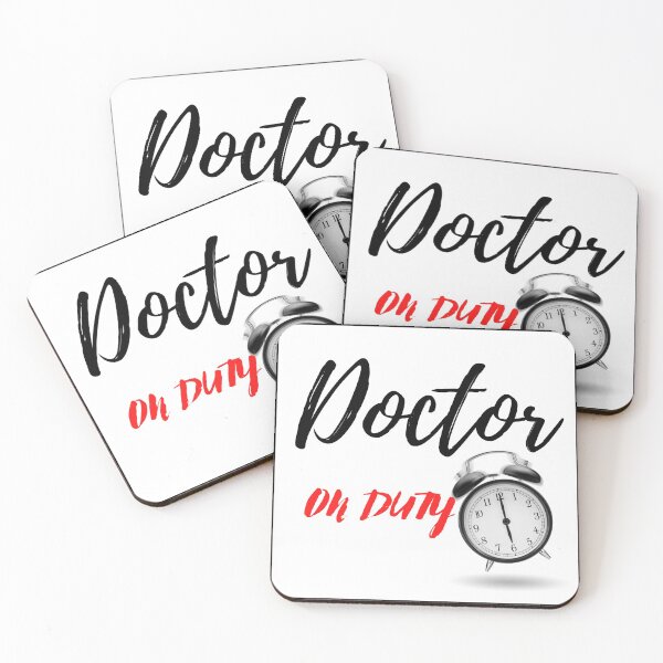 Item preview, Doctor on duty, Med-Life Typography designed and sold by CreativeCornerIndia.