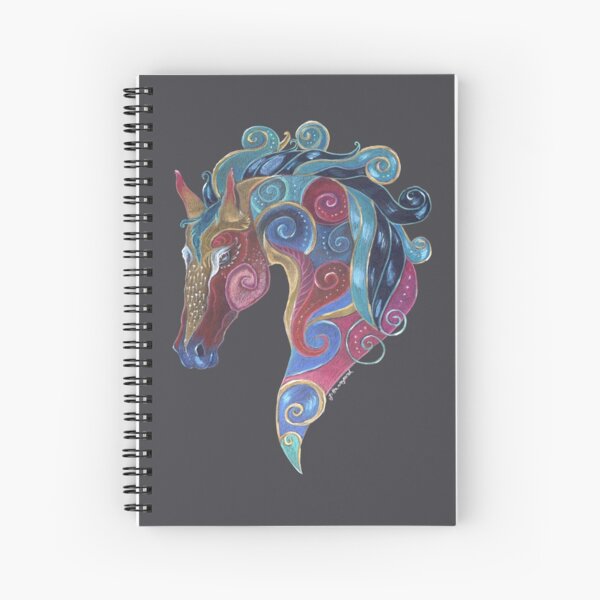 Horse Totem Spiral Notebook