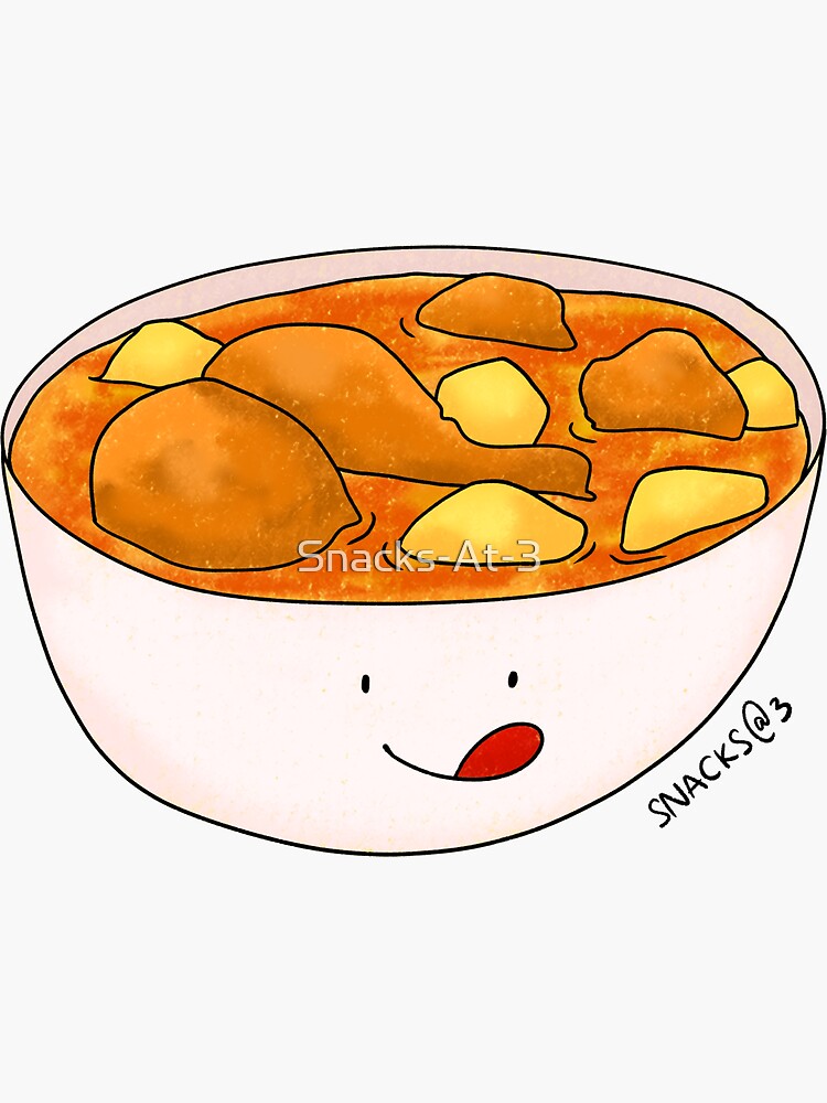 A bowl of chicken curry