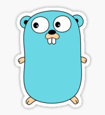 Pegatina Golang Gopher