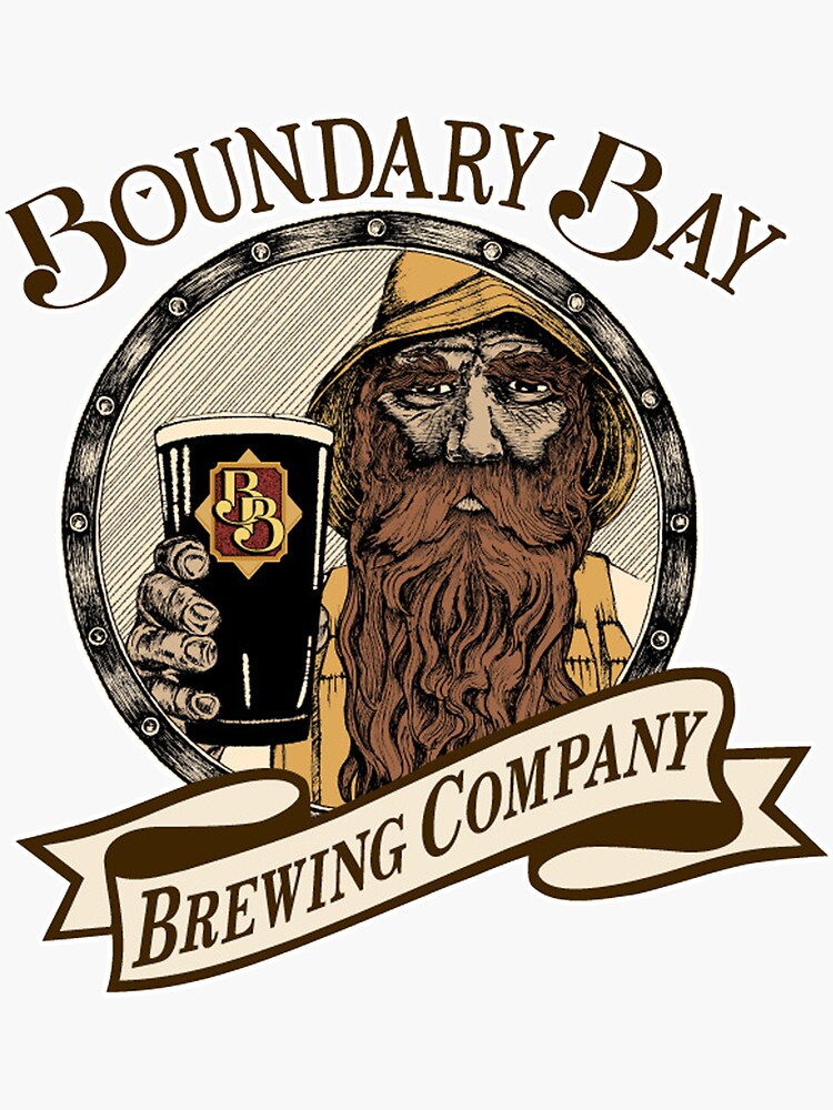 "Classic Boundary Bay Brewery" Sticker for Sale by shandayani Redbubble