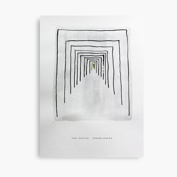 Classic Literature Cover: The Castle - Franz Kafka Canvas Print