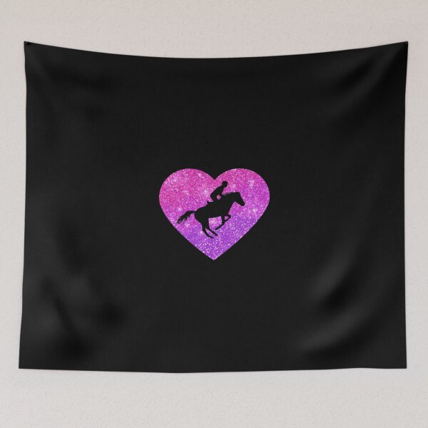Item preview, Cute Show Jumping Horse Heart Gift For Girls Teens And Women Long Sleeve T-Shirt designed and sold by ryannokune.