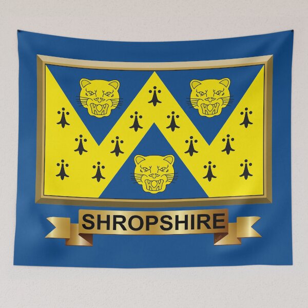 Item preview, Shropshire Flag Gifts, Masks, Stickers & Products designed and sold by mpodger.