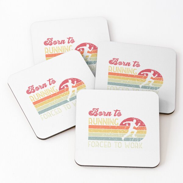 Item preview, Born To Running Forced To Work Retr| Perfect Gift designed and sold by sherricam.