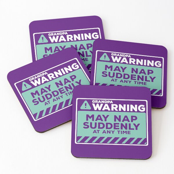 Item preview, May Nap Suddenly At Any Time Funny Grandpa Warning designed and sold by Chris Pierre Art.