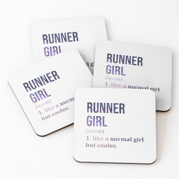 Item preview, Runner Girl Funny Running Quot| Perfect Gift designed and sold by sherricam.