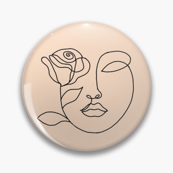 Item preview, Aesthetic face line art   designed and sold by Peach-cloud.