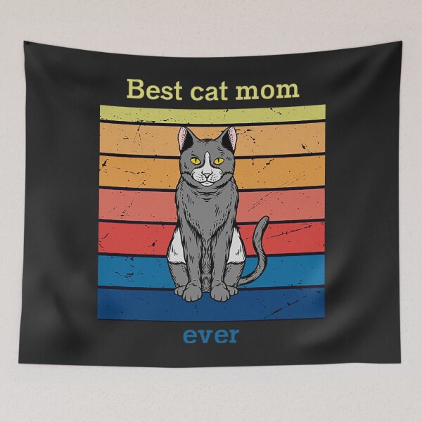 Item preview, Cats T-ShirtCat t shirt - Best cat mom ever designed and sold by WallaChest.