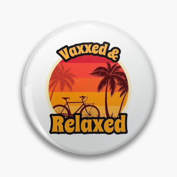 Item preview, Vaxxed and Relaxed Retro Sunset  designed and sold by Queen1120.