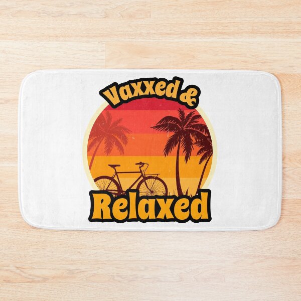 Item preview, Vaxxed and Relaxed Retro Sunset  designed and sold by Queen1120.