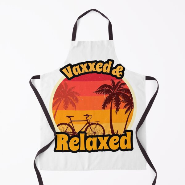Item preview, Vaxxed and Relaxed Retro Sunset designed and sold by Queen1120.