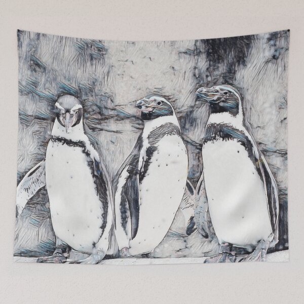 Item preview, The Three Penguins designed and sold by ReneeKennedy.