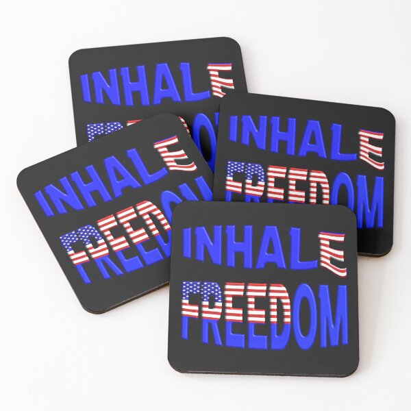 Item preview,  INHALE FREEDOM - 4 JULY HAPPY INDEPENDANCE DAY!! designed and sold by Ralek.