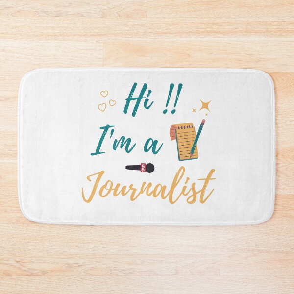 Item preview, Hi !! I'm A Journalist Funny Journalism quote,journalists,reporter,Blogers,Investigater,Newspaper writer,journalist dad,birthday gift designed and sold by T-Spring ★★★★★.