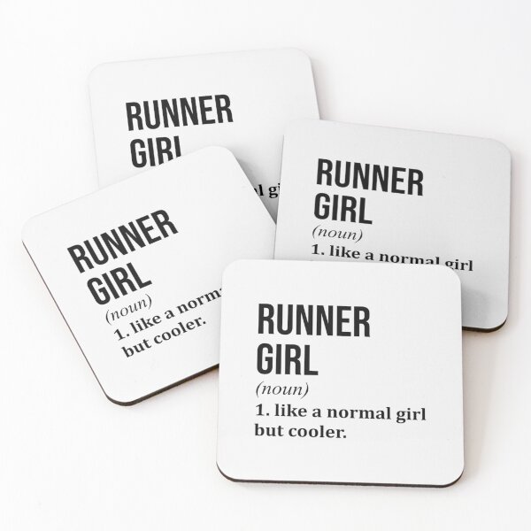 Item preview, Runner Girl Funny Running Quot| Perfect Gift designed and sold by sherricam.