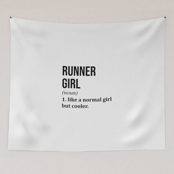 Item preview, Runner Girl Funny Running Quot| Perfect Gift designed and sold by sherricam.