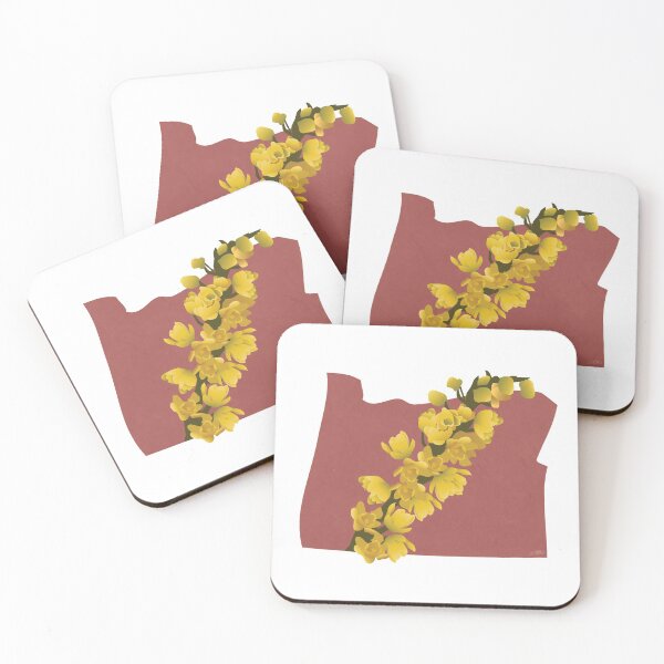 Artikelvorschau, Oregon Traubenstaatsblume entworfen und verkauft von Lavenderbuttons.