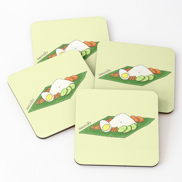 Item preview, Nasi lemak on banana leaf designed and sold by Snacks-At-3.