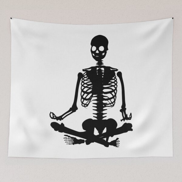 Item preview, Meditation Lover T-ShirtSkeleton Meditation  designed and sold by WallaChest.