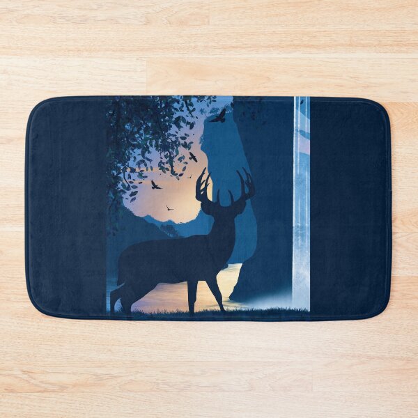 Item preview, Waterfall and deer  designed and sold by Randompicture.