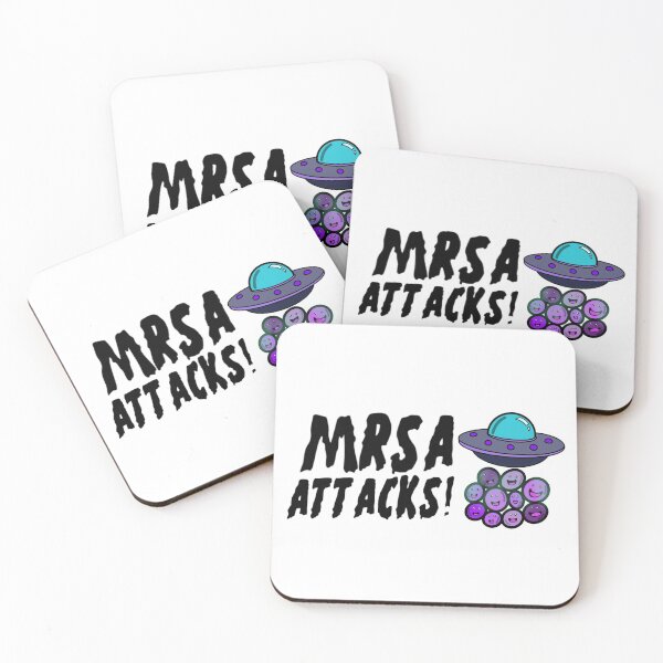 Item preview, MRSA ATTACKS! designed and sold by MedLabVibes.