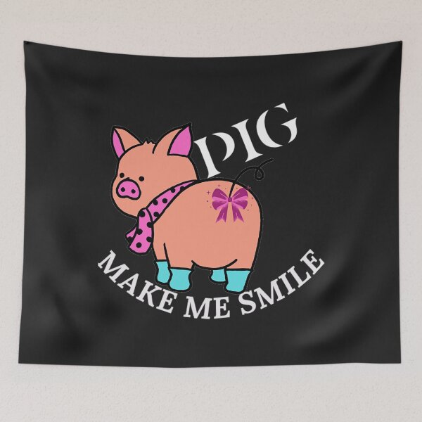 Item preview, Pigs Make Me Happy T-ShirtPIG MAKE ME HAPPY designed and sold by WallaChest.