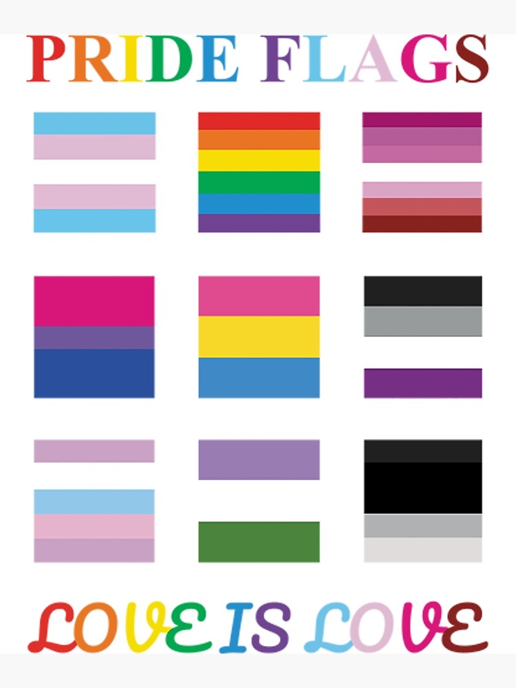 &ldquo;Pride Flags T-ShirtPride Flags " Poster by WallaChest | Redbubble