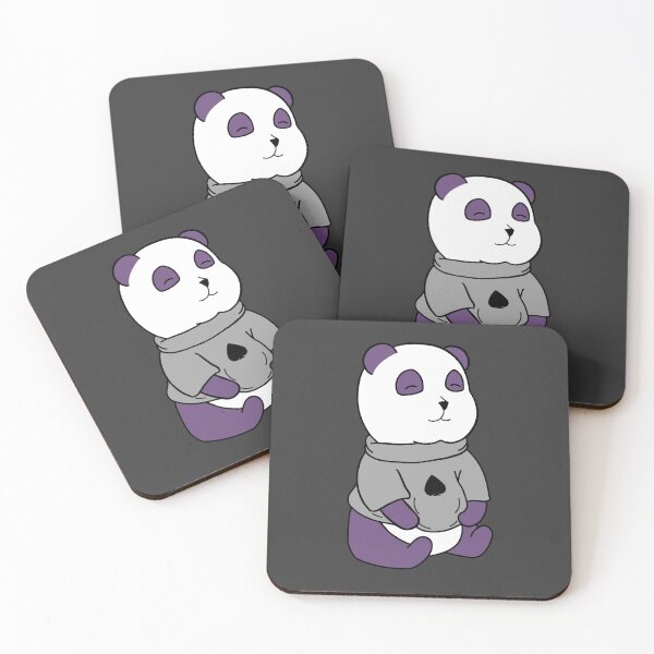 Item preview, Ace the Panda subtle asexual design designed and sold by IncognitumArt.