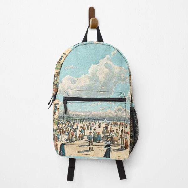 Item preview, Vintage Illustration of Aberdeen Scotland - The Sea, Beach & Bathing Station designed and sold by yourscotland.