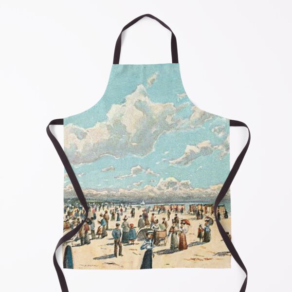 Item preview, Vintage Illustration of Aberdeen Scotland - The Sea, Beach & Bathing Station designed and sold by yourscotland.