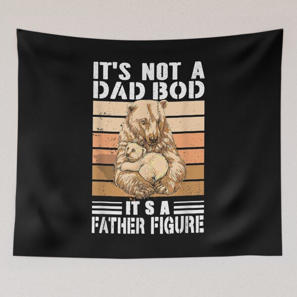 Item preview, Mens It's Not A Dad Bod It's A Father Figure Mountain Papa Bear  designed and sold by zpruby.