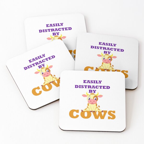 Item preview, Easily Distracted by Cows designed and sold by Beautiful Designs.