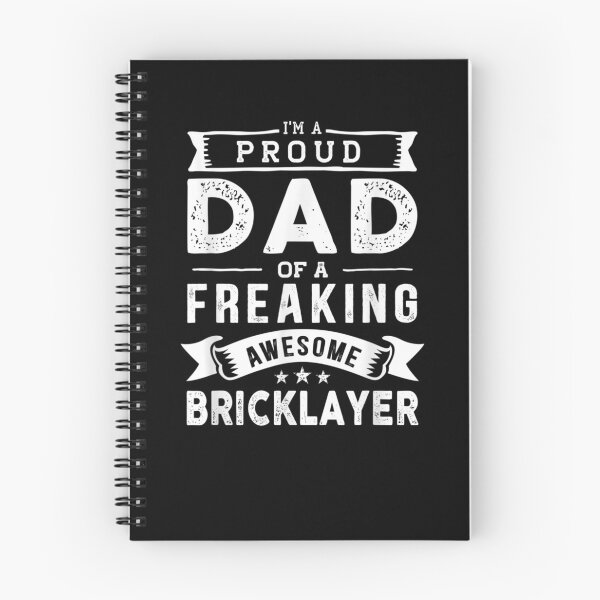Item preview, I'm A Proud Dad Of Bricklayer Funny Father's Day  designed and sold by zpruby.