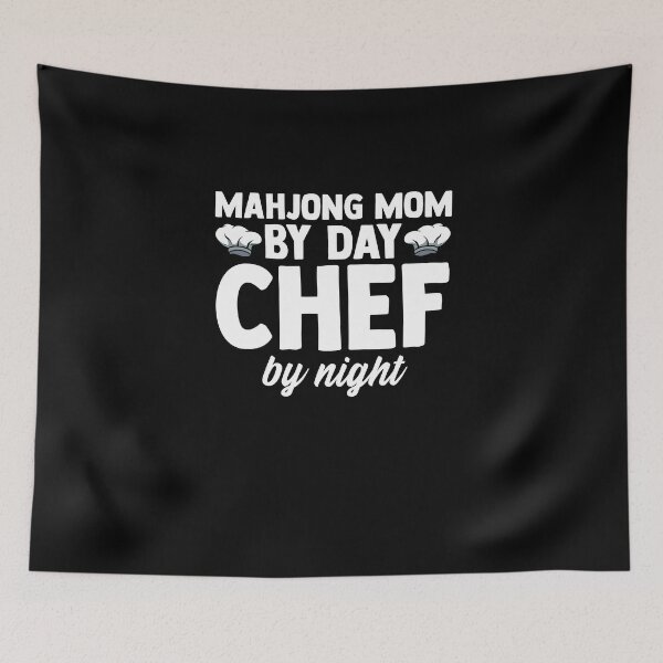 Item preview, Mahjong Mom By Day Chef By Night Mahjong Player designed and sold by Nessshirts.
