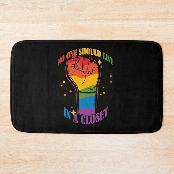 Item preview, No Should live in a closet- LGBTQ Rainbow Fist- Pride- Version 1 designed and sold by EvaWolf.