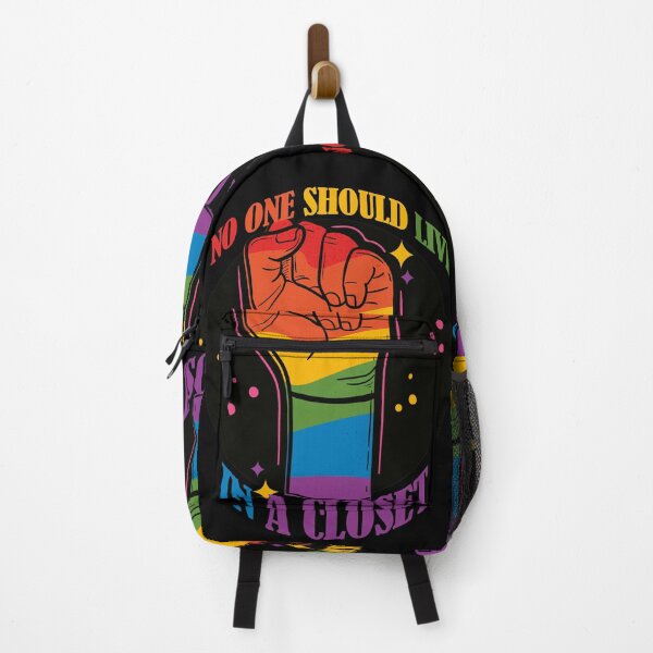 Item preview, No Should live in a closet- LGBTQ Rainbow Fist- Pride- Version 1 designed and sold by EvaWolf.