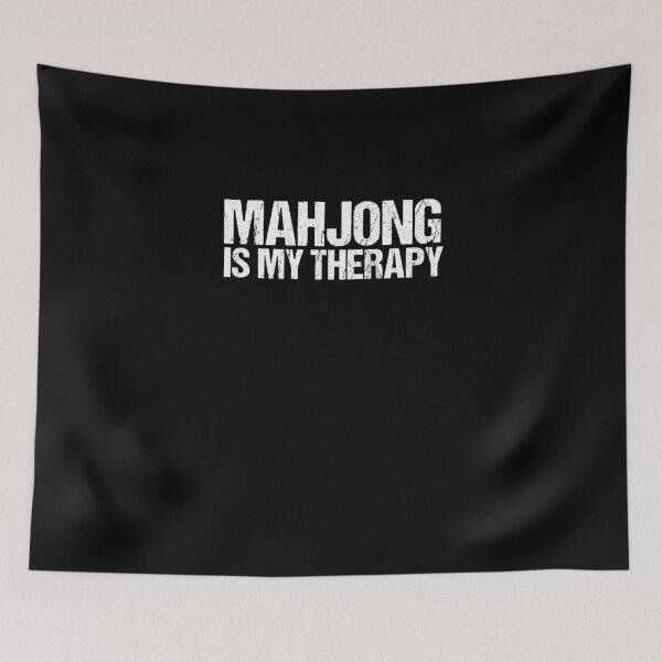 Item preview, Mahjong Is My Therapy Mahjong Player Mahjong Fans designed and sold by Nessshirts.