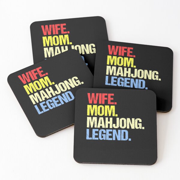 Item preview, Wife Mom Mahjong Legend Mahjong Player Mahjong Fans designed and sold by Nessshirts.