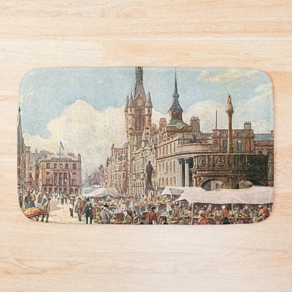 Item preview, Vintage Illustration of Aberdeen, Scotland - Castle Street & Municipal Buildings designed and sold by yourscotland.