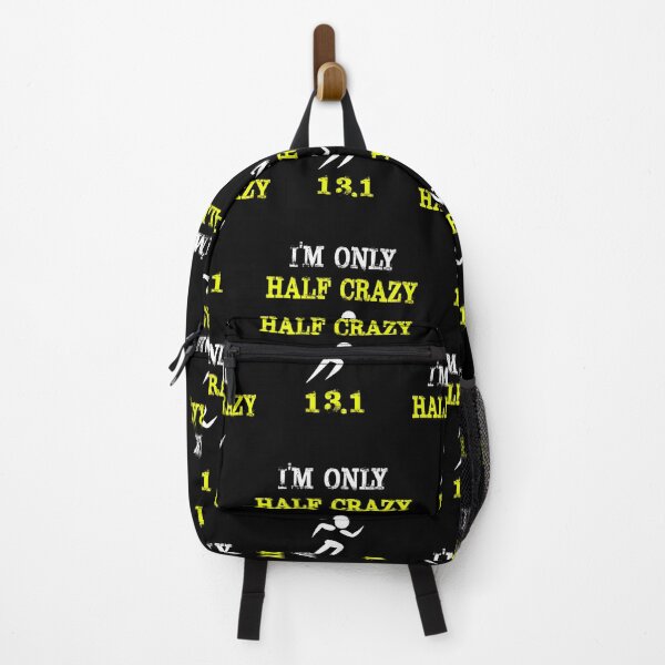 Item preview, Funny Runing Design I'm Only Half Craz| Perfect Gift designed and sold by sherricam.