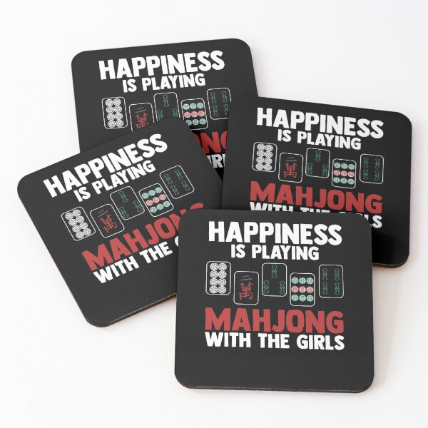 Item preview, Happiness Is Playing Mahjong With The Girls Mahjong Player designed and sold by Nessshirts.