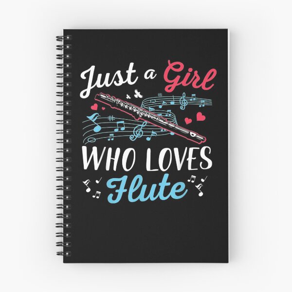 Item preview, Just A Girl Who Loves Flute Woodwind Musical Instrument Gift  designed and sold by zpruby.