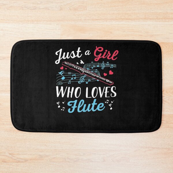 Item preview, Just A Girl Who Loves Flute Woodwind Musical Instrument Gift  designed and sold by zpruby.