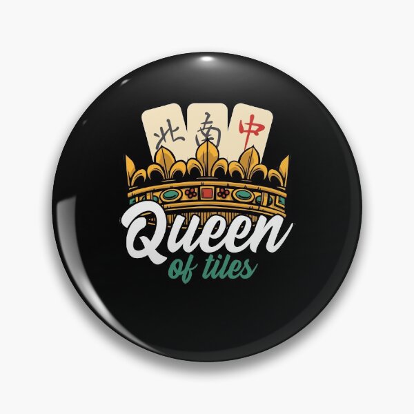 Item preview, Queen Of Tiles Mahjong Fans Mahjong Player Gambler designed and sold by Nessshirts.
