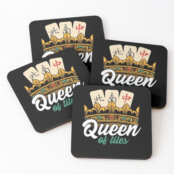 Item preview, Queen Of Tiles Mahjong Fans Mahjong Player Gambler designed and sold by Nessshirts.