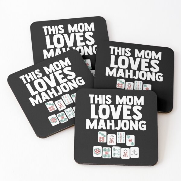 Item preview, This Mom Loves Mahjong Tile-based Game Mahjong Player designed and sold by Nessshirts.